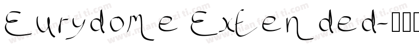 Eurydome Extended字体转换